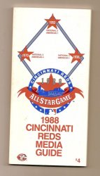 1988 Cincinnati Reds Media Guide
