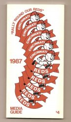 1987 Cincinnati Reds Media Guide