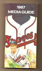 1987 Atlanta Braves Media Guide