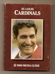 1986 St. Louis Cardinals Media Guide