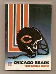 1988 Chicago Bears media Guide