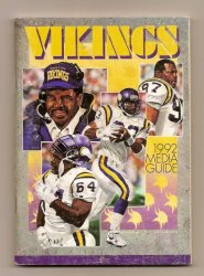 1992 Minnesotta Vikings Media Guide