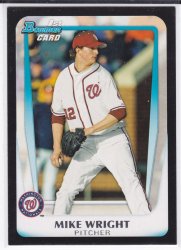 2011 Bowman Draft Prospects Mike Wright Card Baltimore Orioles BDPP11