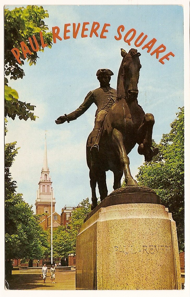 Image 0 of Paul Revere Park Boston Massachusetts Postcard