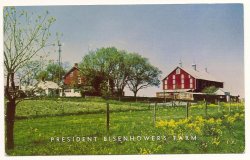 President Eisenhowers Farm Gettysburg Pennsylvania Postcard