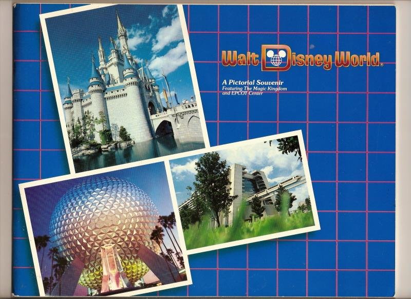 Image 0 of 1986 Walt Disney world Pictorial Souvenir Book Vintage OOP
