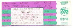 MEAT LOAF August 6th 1994 full unused ticket