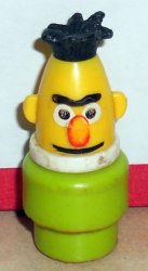 Fisher Price Little People Bert Sesame Street Vintage #937 938 939