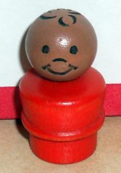Fisher Price Little People Boy AA W/W Vintage #192 