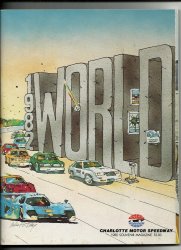 1982 World 600 Charlotte Nascar Program Neil Bonnett Win