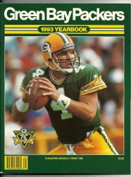 1993 NFL Green Bay Packers Yearbook Football