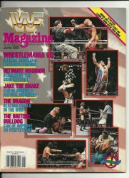 wwe wwf magazine June 1991 Wrestlemania 7 results