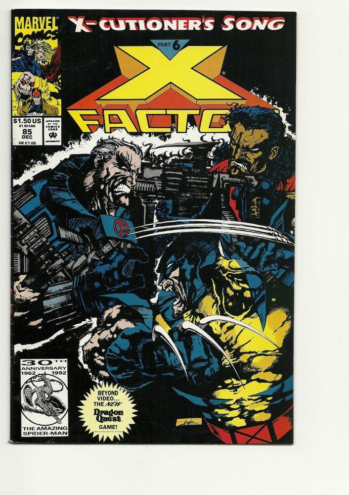 Marvel Comics X Factor #85 Dec 1992