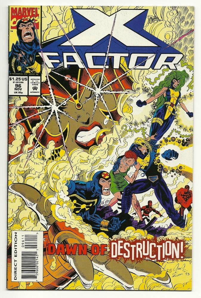 Marvel Comics X Factor #96 Nov 1990
