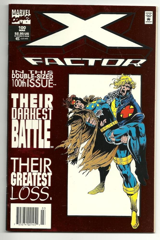 Marvel Comics X Factor #100 March 1994 Embossed
