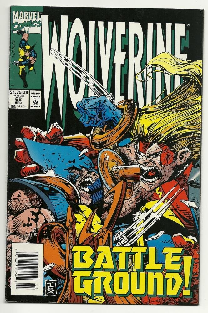 Marvel Comics Wolverine #68 Apr 1993