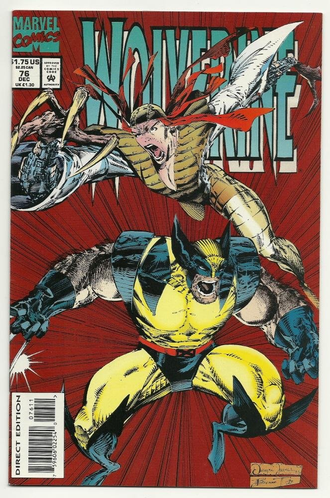 Marvel Comics Wolverine #76 Dec 1993