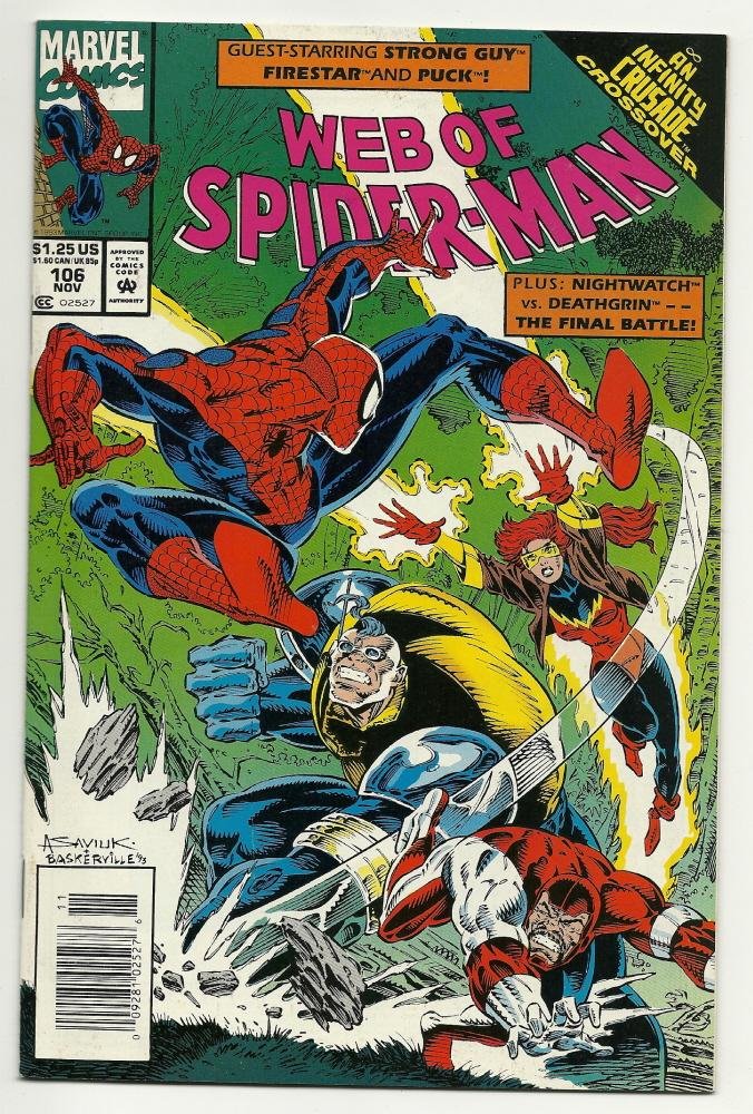 Image 0 of Marvel Comics Web Of Spiderman #106 Nov 1993
