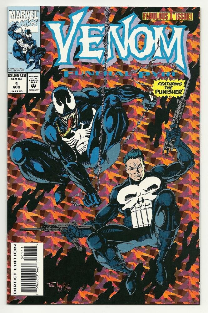 Marvel Comics Venom Funeral Pyre #1 Aug 1993 Foil