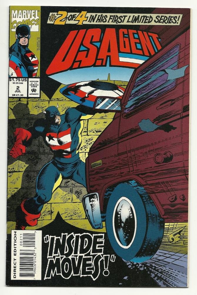 Marvel Comics US Agent #2 July 1993