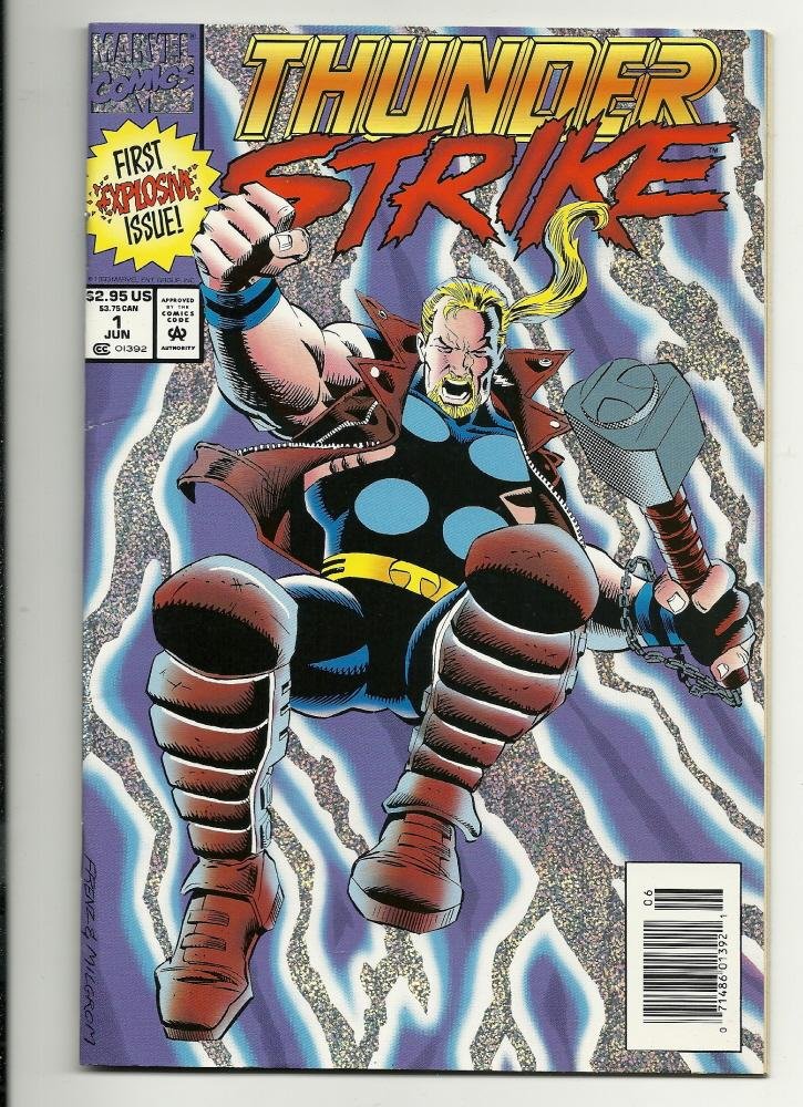 Marvel Comics Thunderstrike #1 Jun 1993 Prism Cover