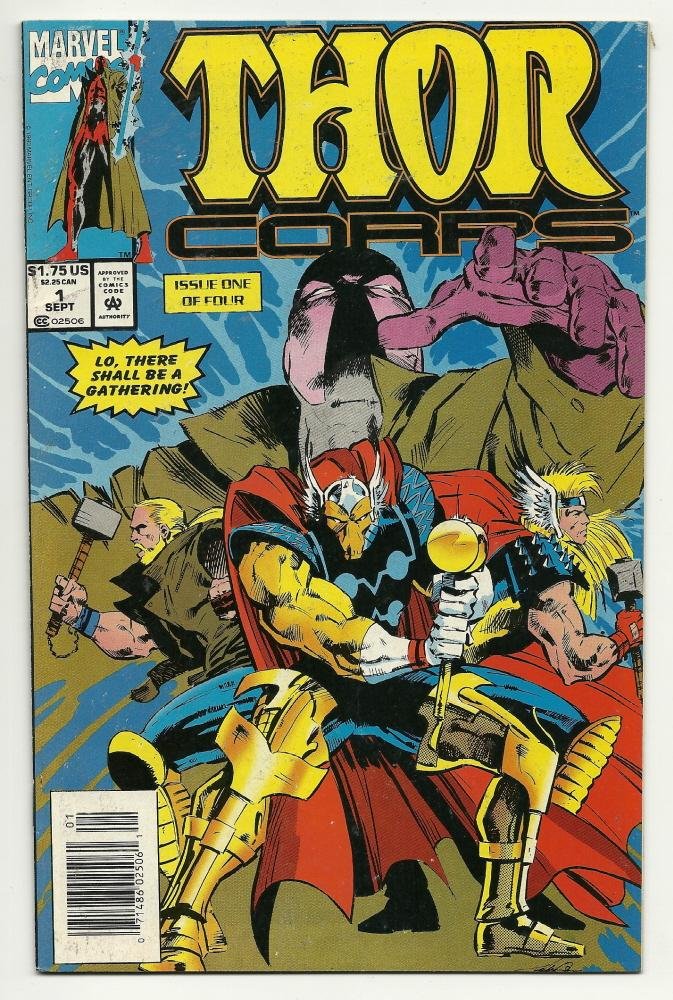 Marvel Comics Thor Corps #1 Sept 1993