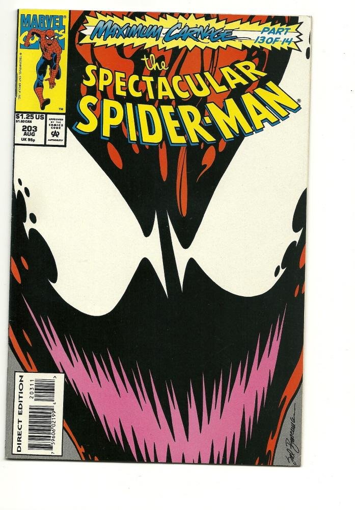 Marvel Comics The Spectacular Spider man #203 Aug 1993