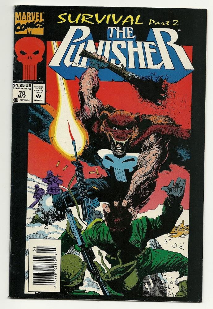 Marvel Comics The Punisher #78 May 1993