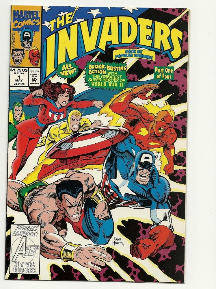 Marvel Comics The Invaders #1 May 1993