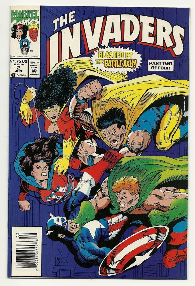 Marvel Comics The Invaders #2 June 1993