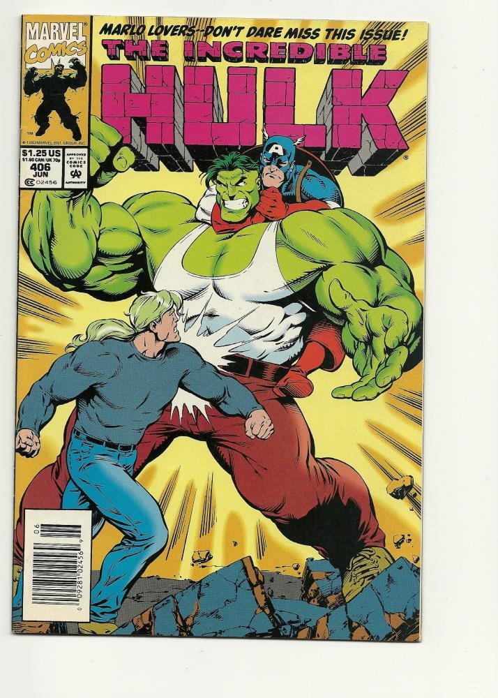 Marvel Comics The Incredible hulk #406 June 1993