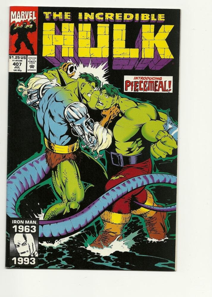 Marvel Comics The Incredible hulk #407 July 1992