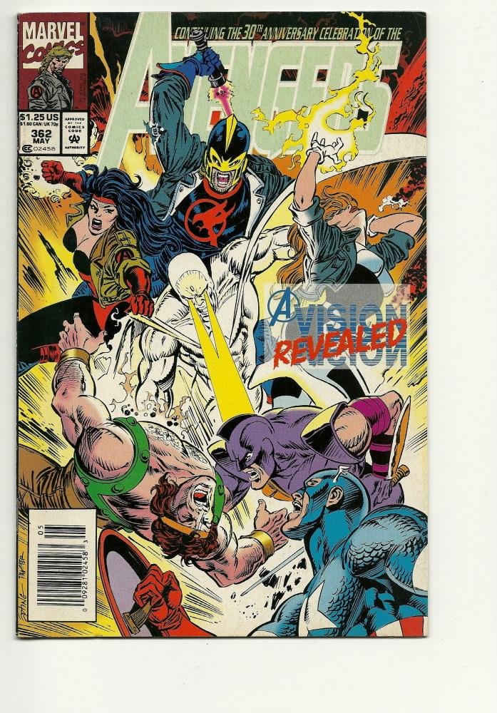 Marvel Comics Avengers #362 May 1993