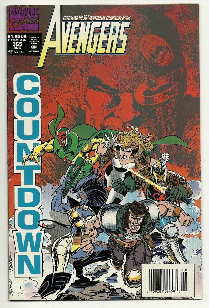 Marvel Comics Avengers #365 Aug 1993