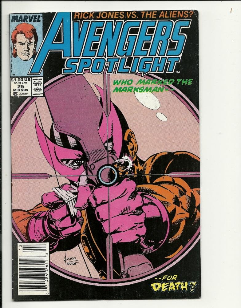 Marvel Comics Avengers Spotlight #25 Mid Nov 1989