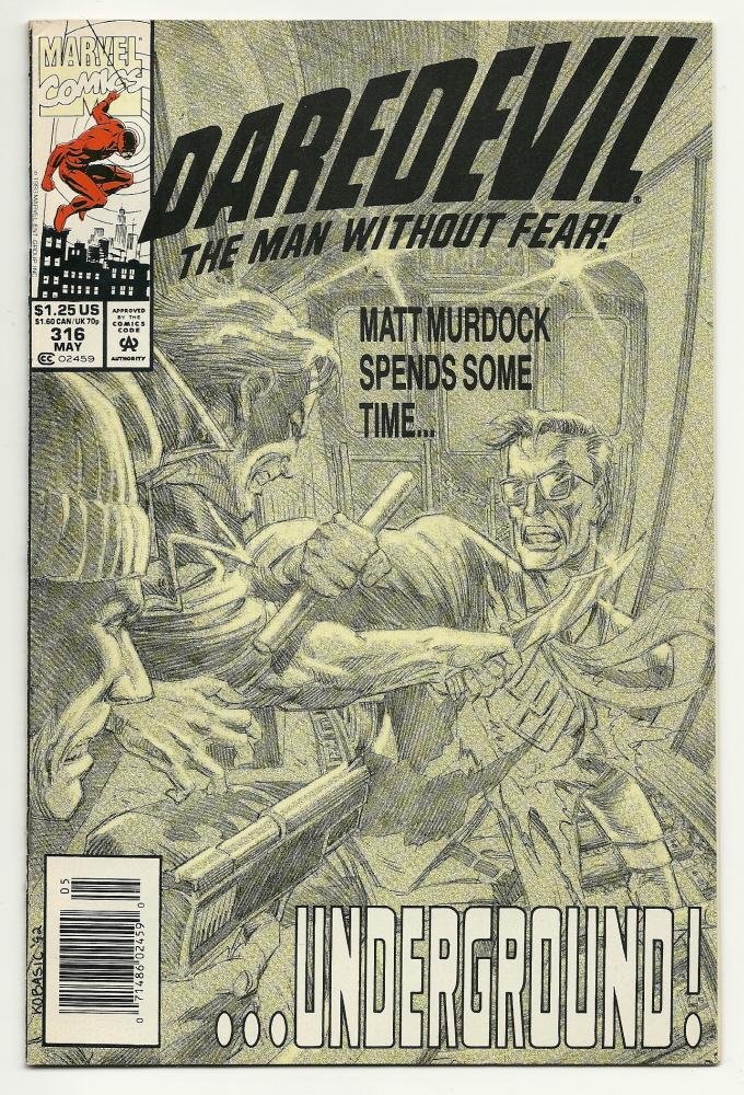 Image 0 of Marvel Comics Daredevil #316 May 1993