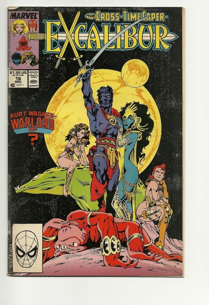 Marvel Comics Excalibur #16 Nov 1989