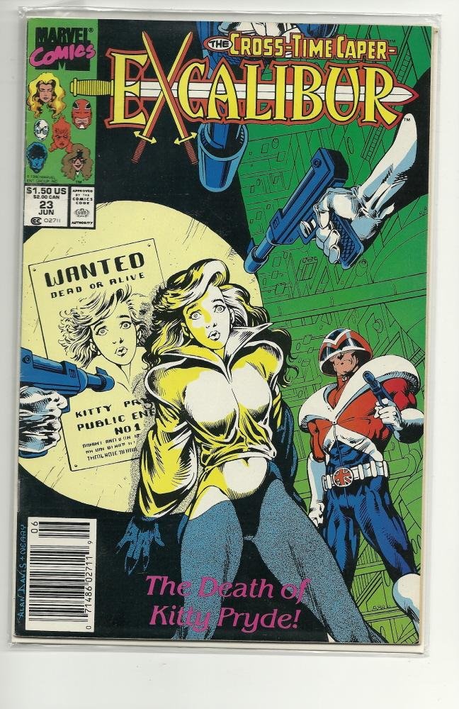 Marvel Comics Excalibur #23 Jun 1990