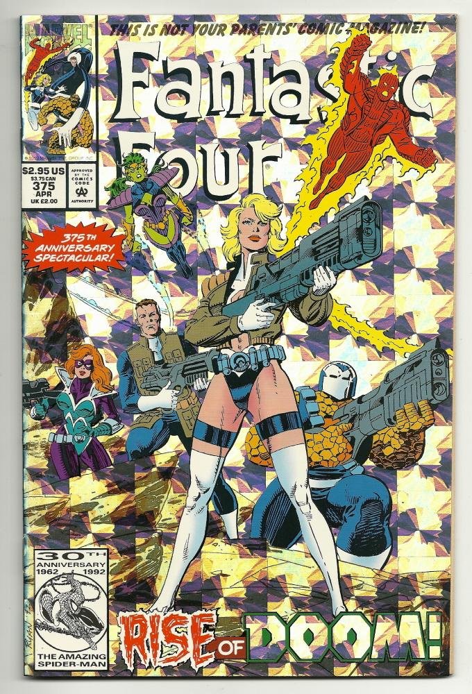 Marvel Comics Fantastic Four #375 Apr 1993 Prism Cover