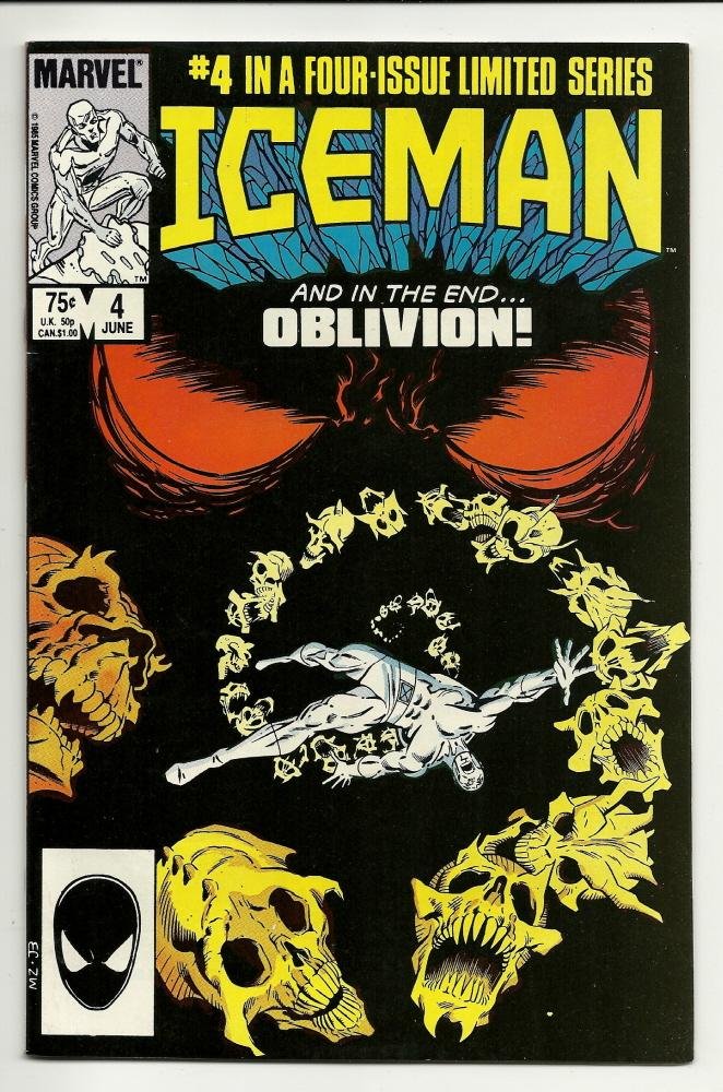 Marvel Comics Iceman #4 jun 1985