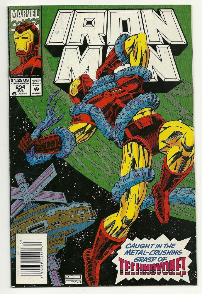Marvel Comics Iron Man #294 July 1993