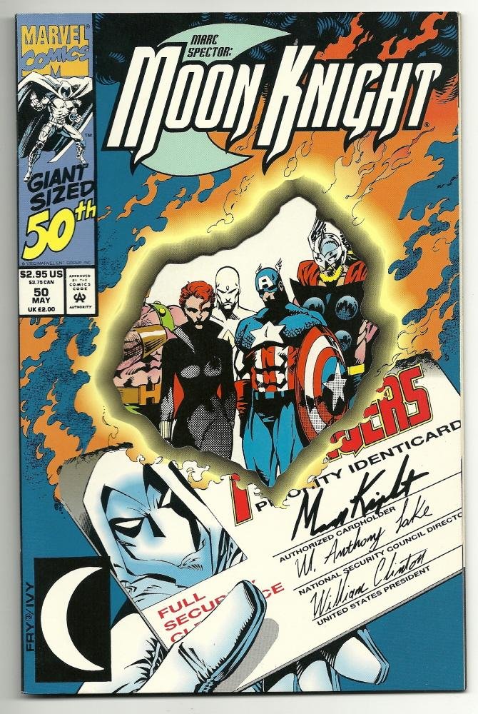 Marvel Comics Moon Knight #50 May 1993