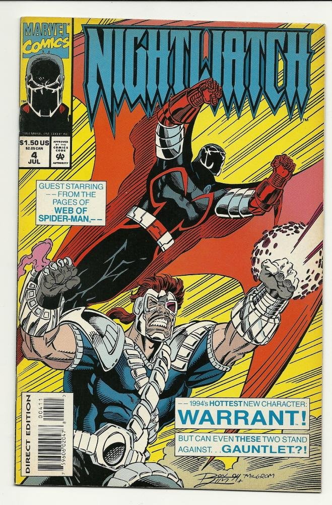 Marvel Comics Nightwatch #4  July 1994