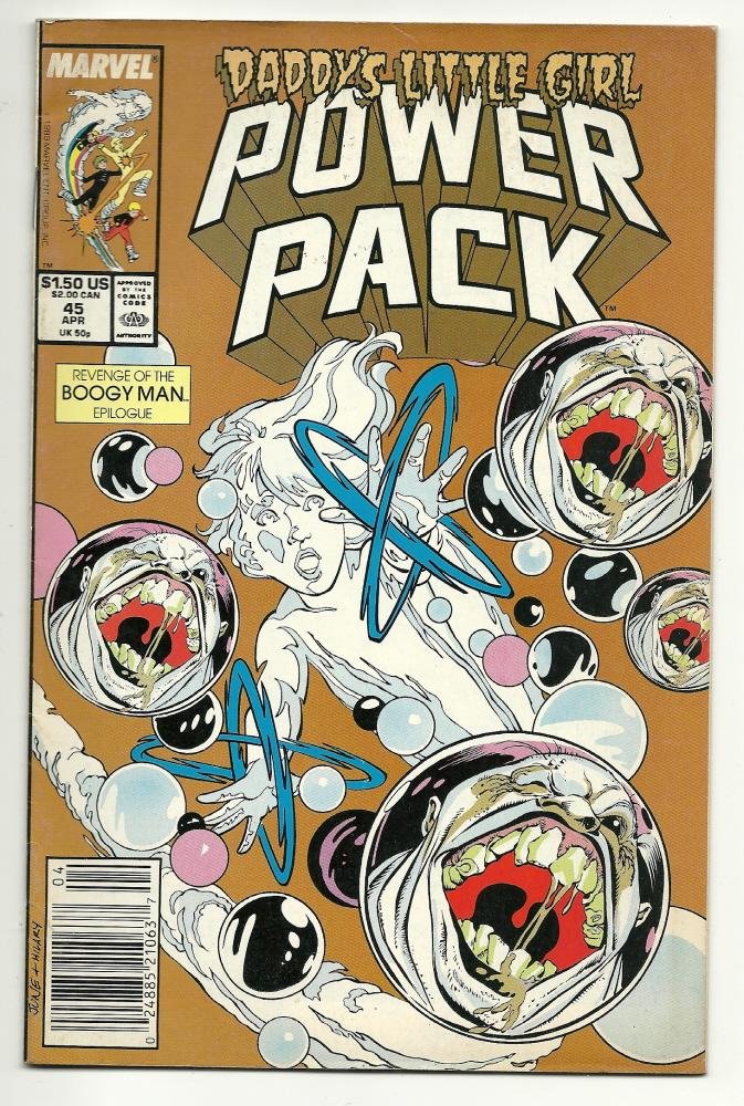 Marvel Comics Power Pack #45 Apr 1989