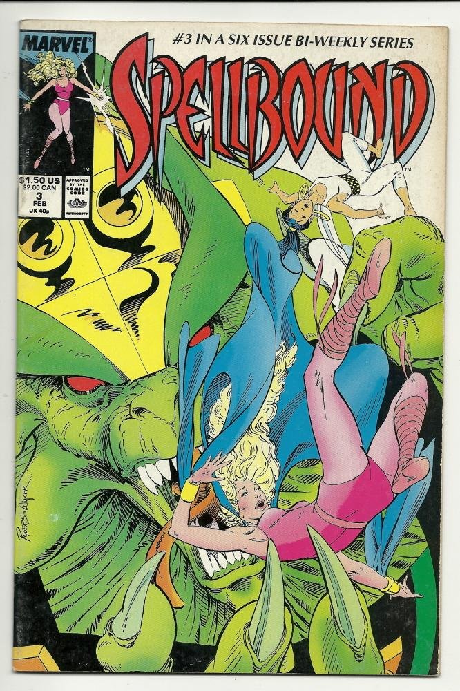 Marvel Comics Spellbound #2 Feb 1988