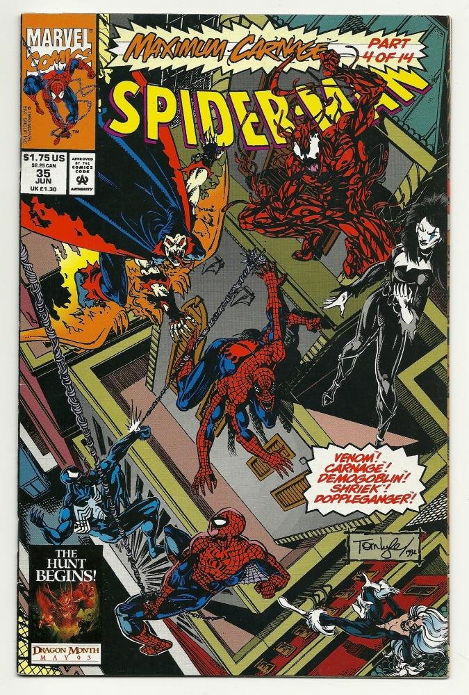 Marvel Comics Spider man #35 Jun 1993