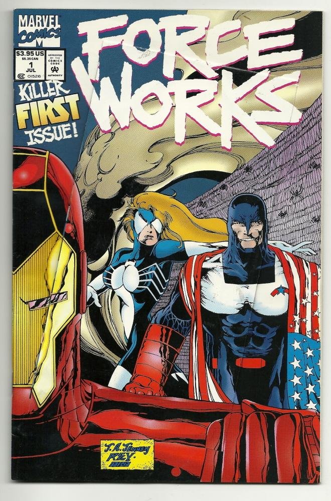 Marvel Comics Force Works #1 Jul 1994 pop Up cover