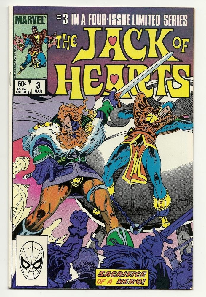 Marvel Comics Jack Of Hearts #3 March 1984