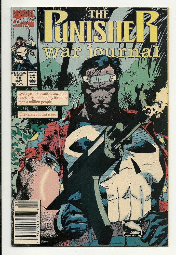 Marvel Comics The Punisher War journal #18 May 1990