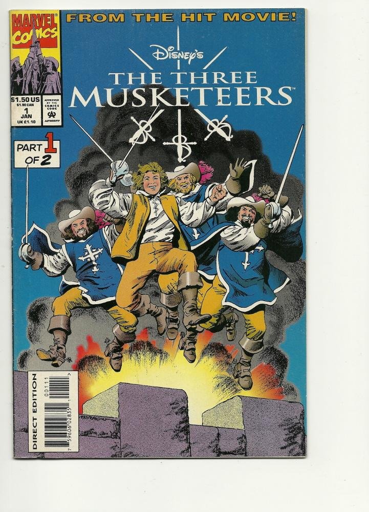 Marvel Comics Disney's The Three Musketeers #1 Jan 1994